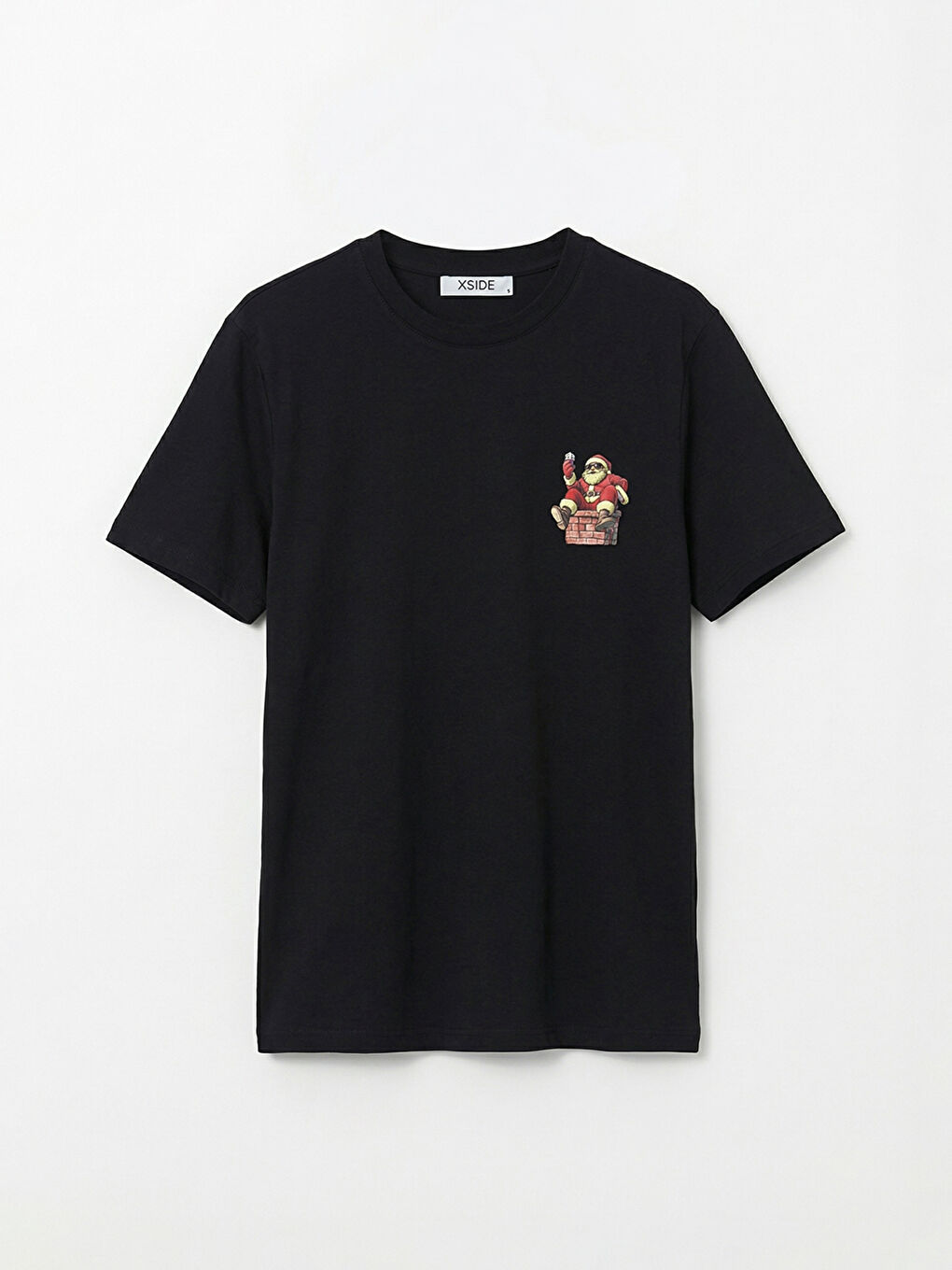 Muška majica sa okruglim izrezom i božićnim motivima