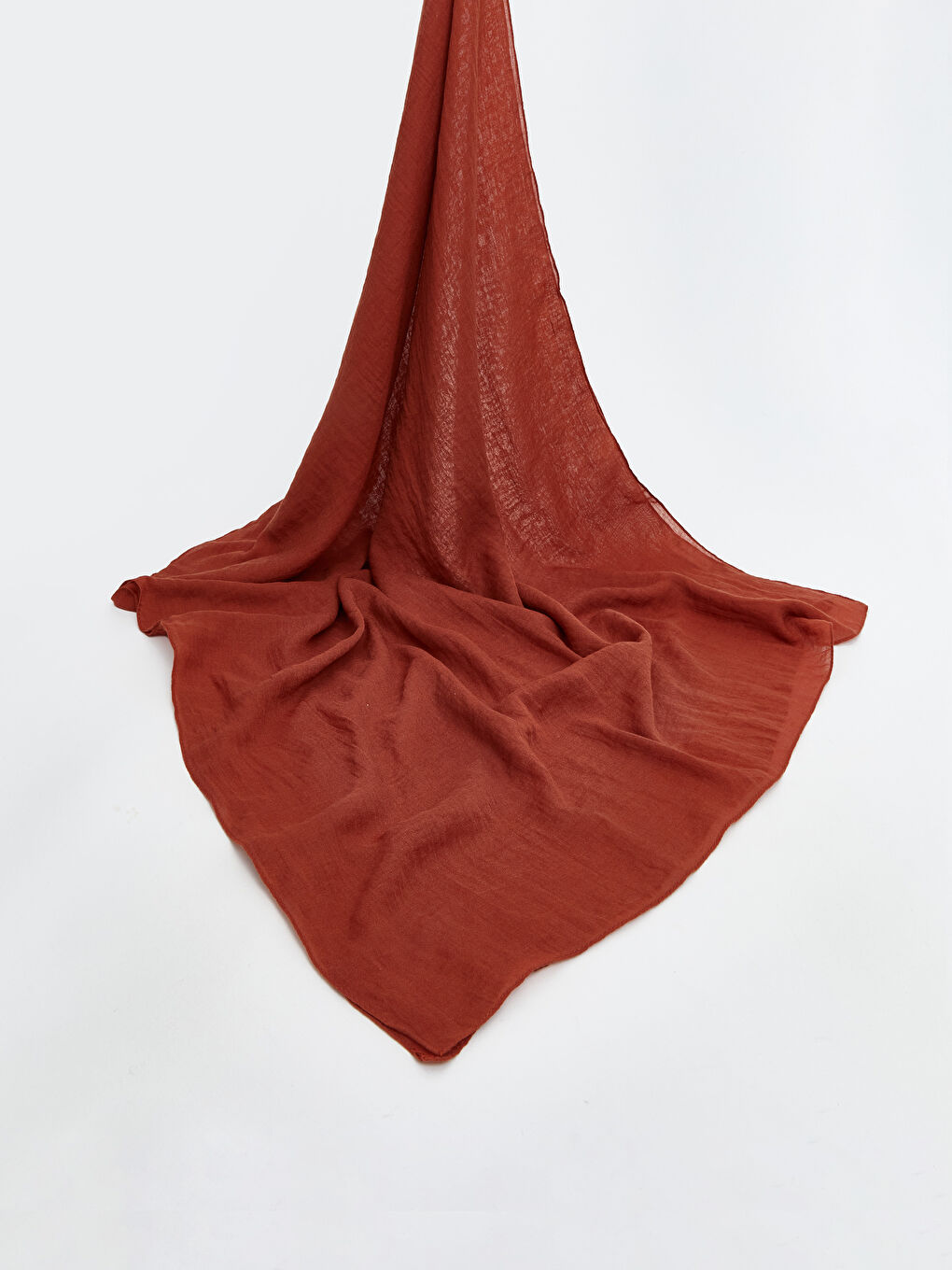 Kahverengi Basic Kadın Şal-1