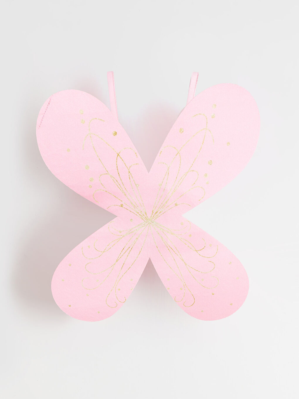 Pembe Kız Çocuk Tütü Etek ve Kanat Kostüm-3