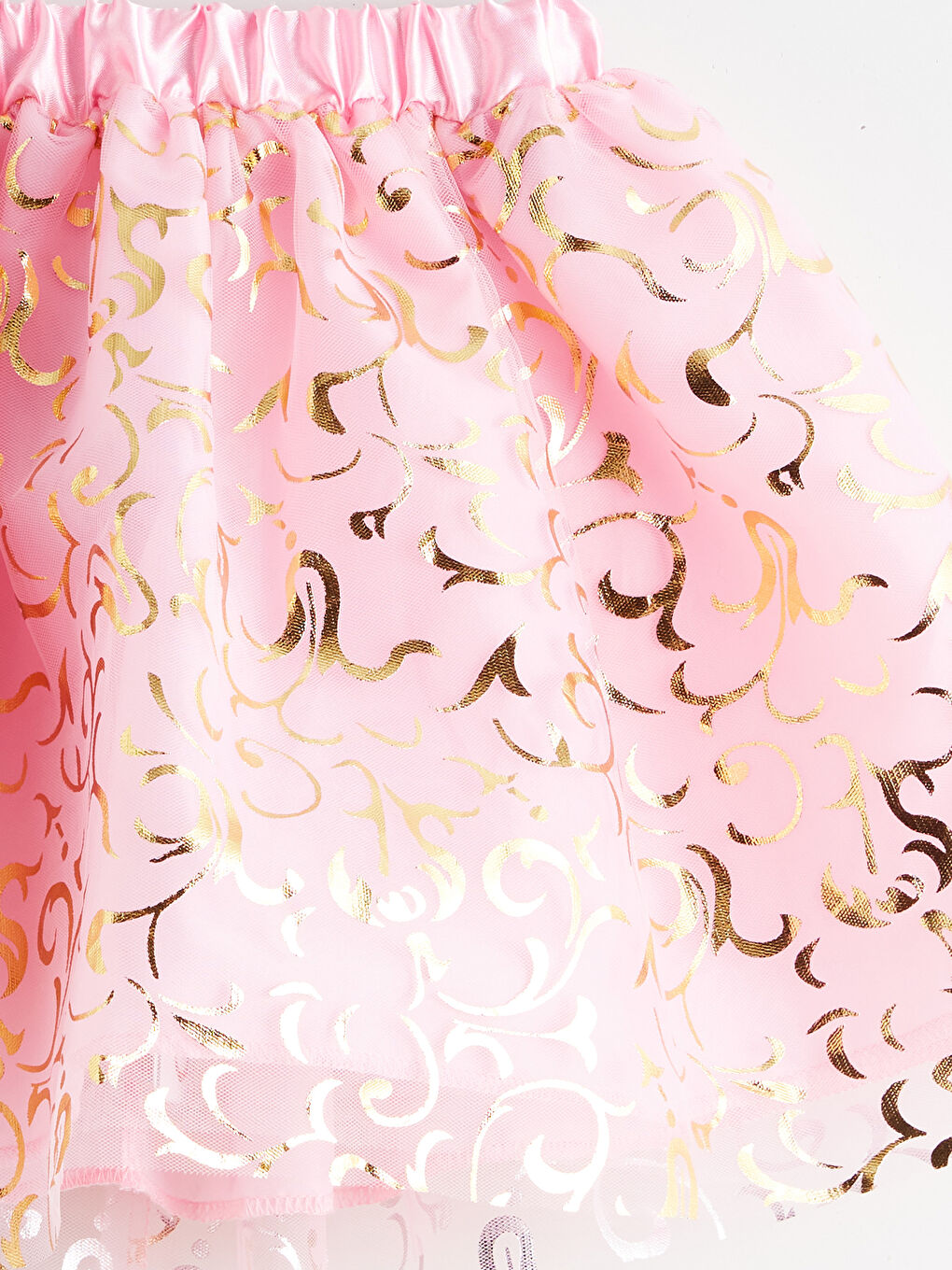 Pembe Kız Çocuk Tütü Etek ve Kanat Kostüm-5