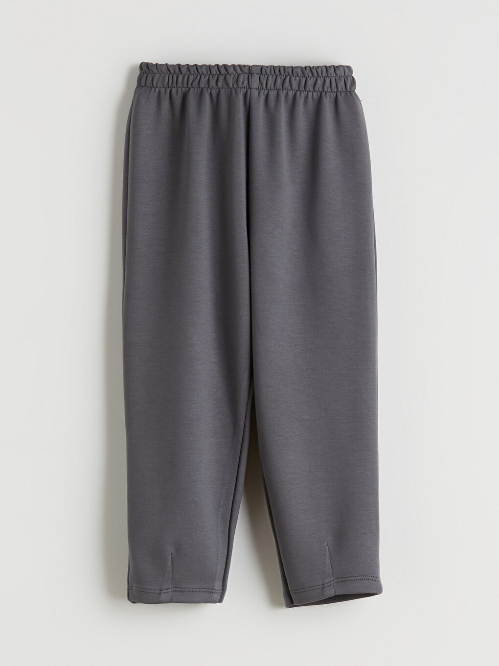 Gri Beli Lastikli Erkek Bebek Eşofman Altı