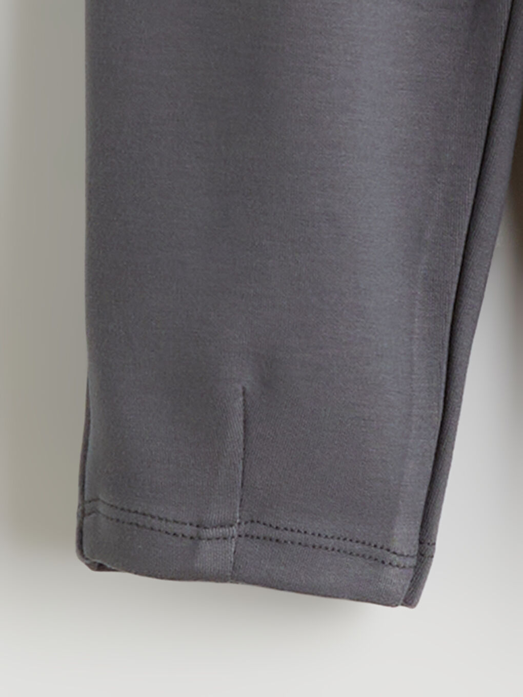 Gri Bisiklet Yaka Erkek Bebek Sweatshirt ve Eşofman Alt 2'li-5