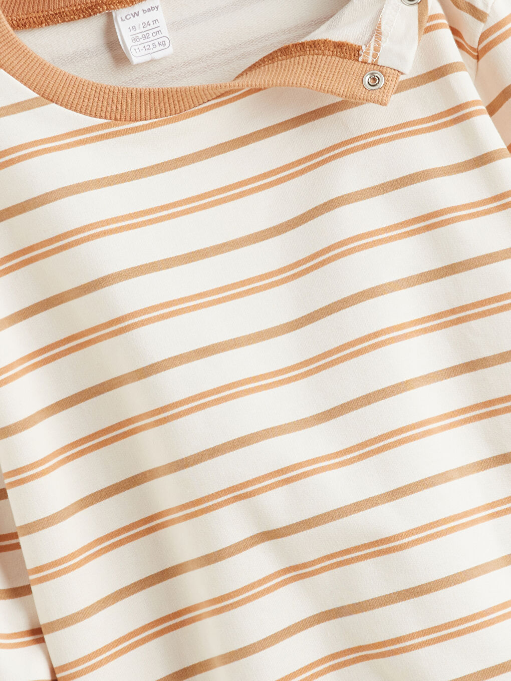 Crew Neck Striped Baby Boys' Sweatshirt and Trousers 2 Pack-7