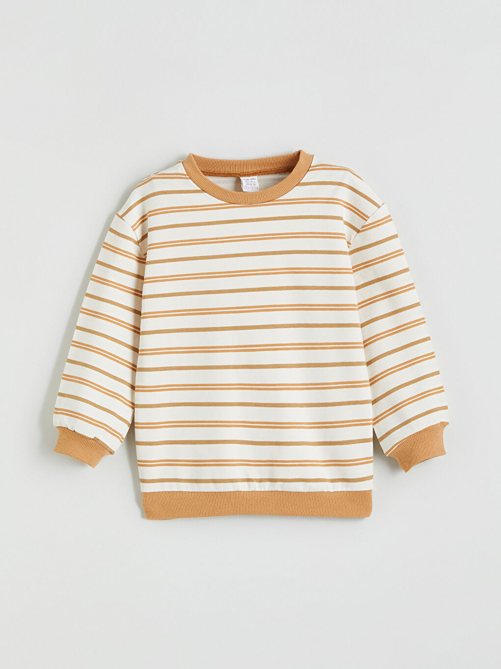 Crew Neck Striped Baby Boys' Sweatshirt and Trousers 2 Pack-2