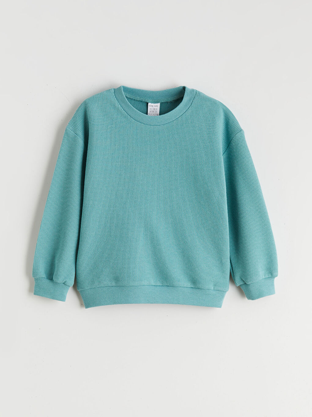 Yeşil Basic Erkek Bebek Sweatshirt ve Eşofman Altı-1