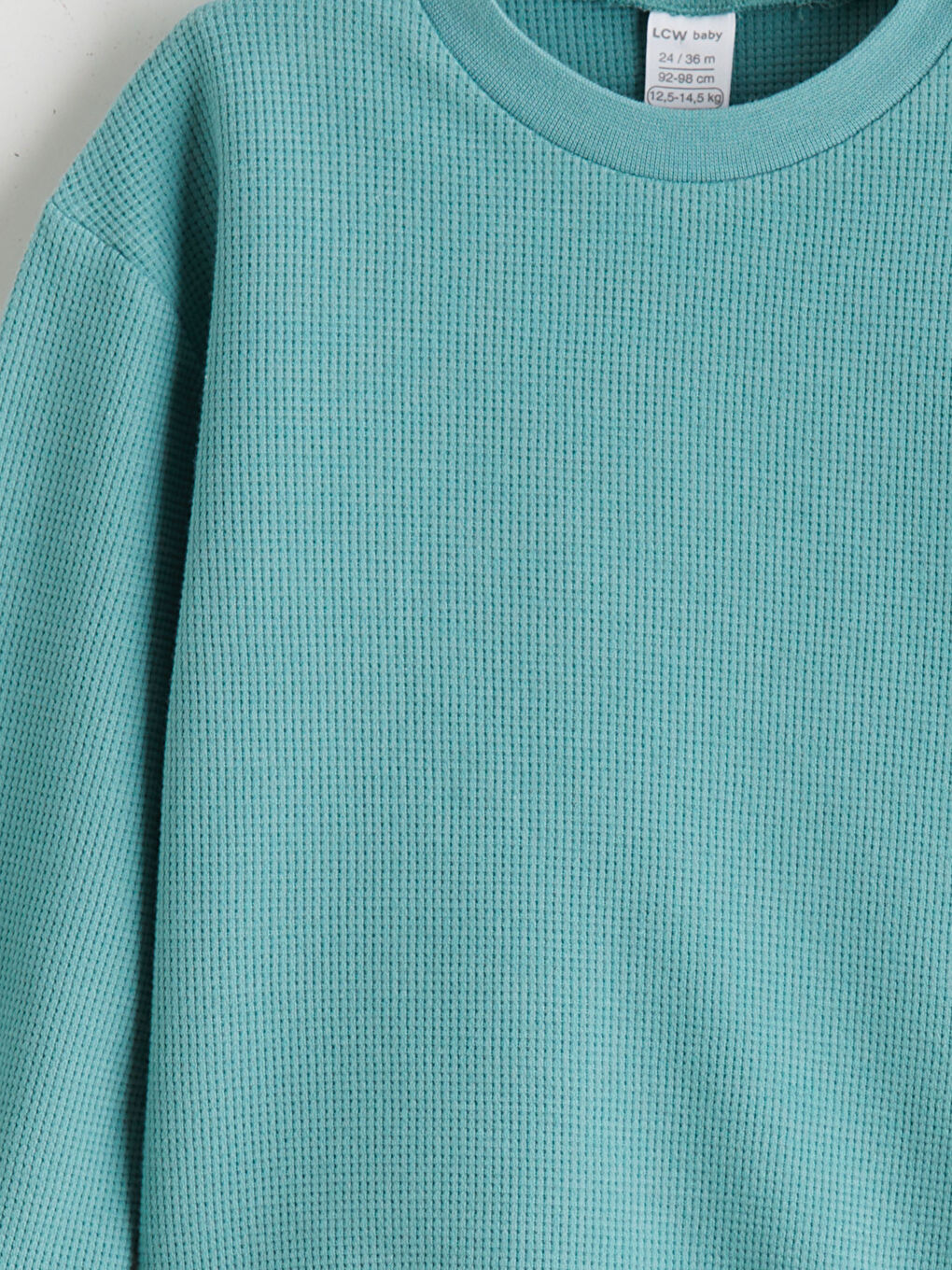 Yeşil Basic Erkek Bebek Sweatshirt ve Eşofman Altı-5