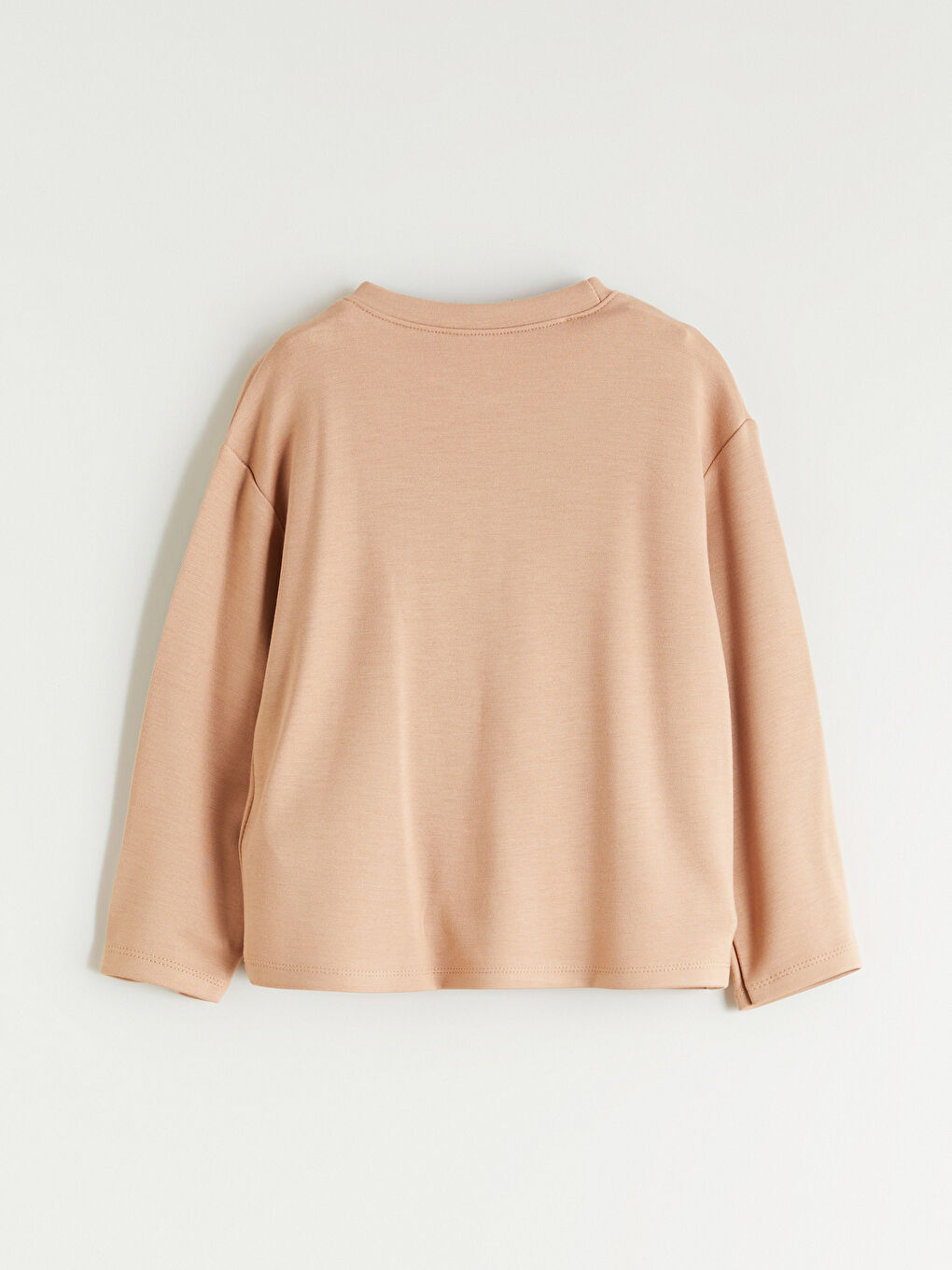 Kahverengi Bisiklet Yaka Baskılı Kız Bebek Sweatshirt ve Tayt 2'li-3