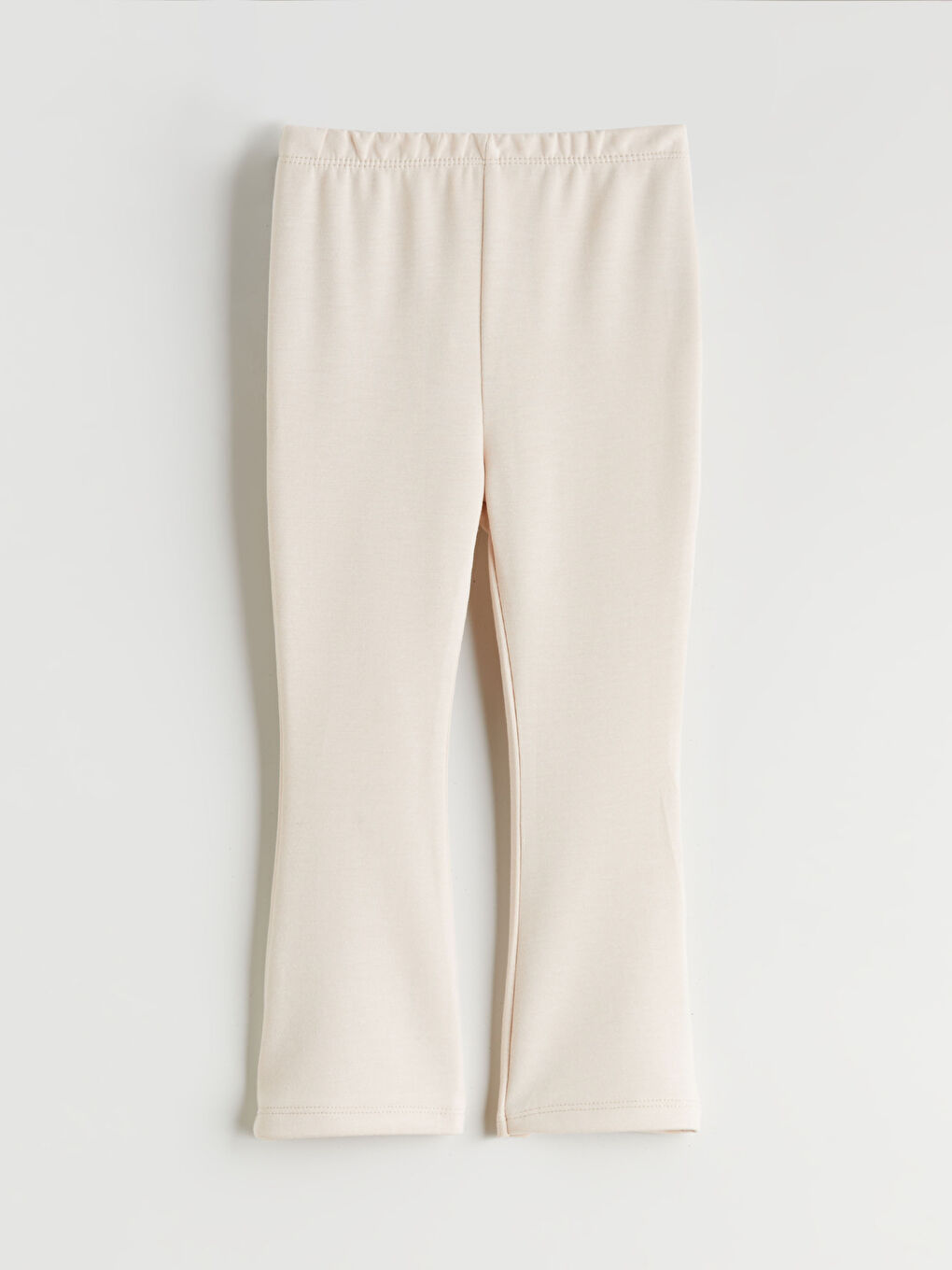 Bej Baskılı Kız Bebek Sweatshirt ve Eşofman Altı-3