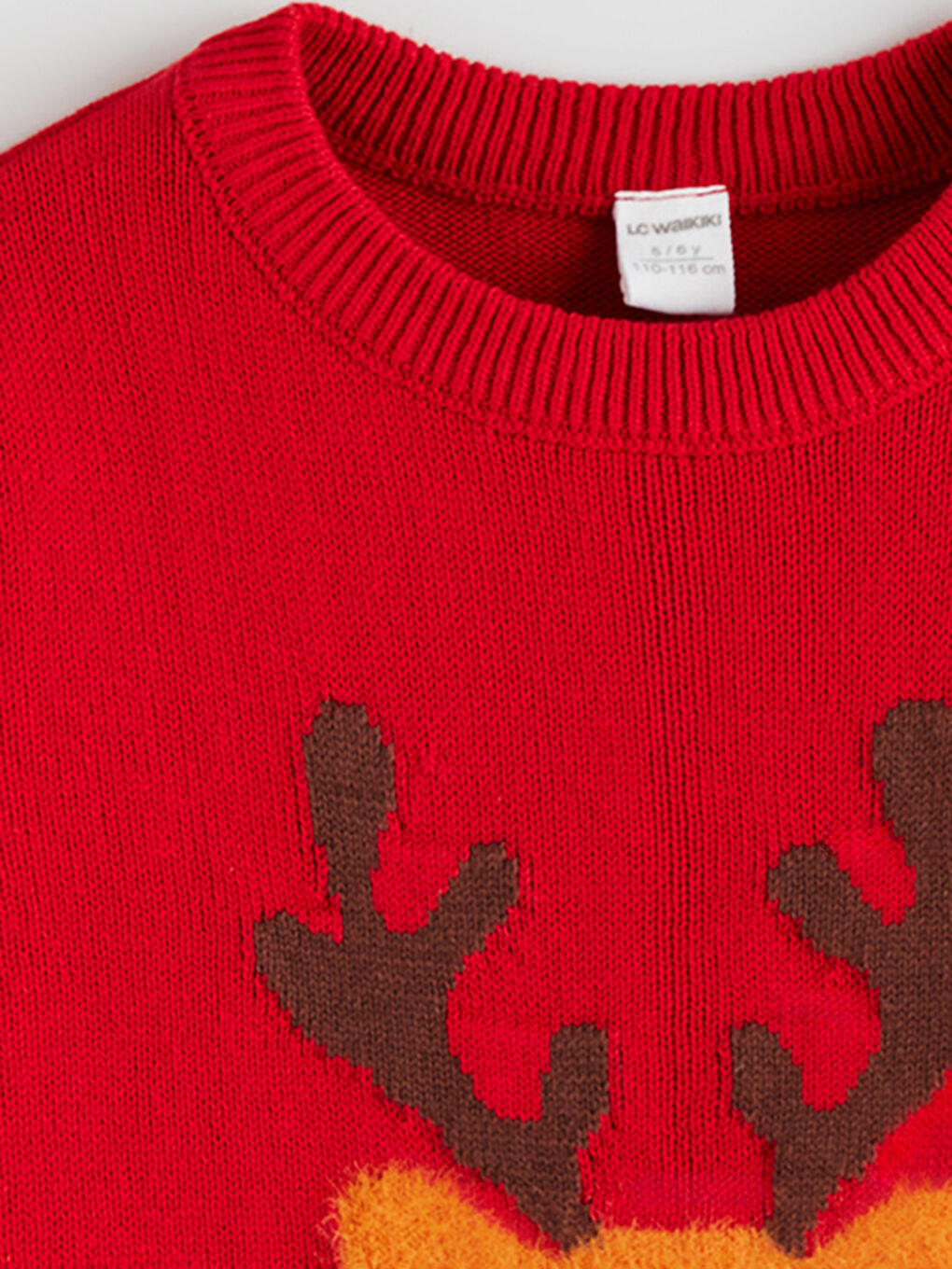 Мальчики Красный Свитер-2