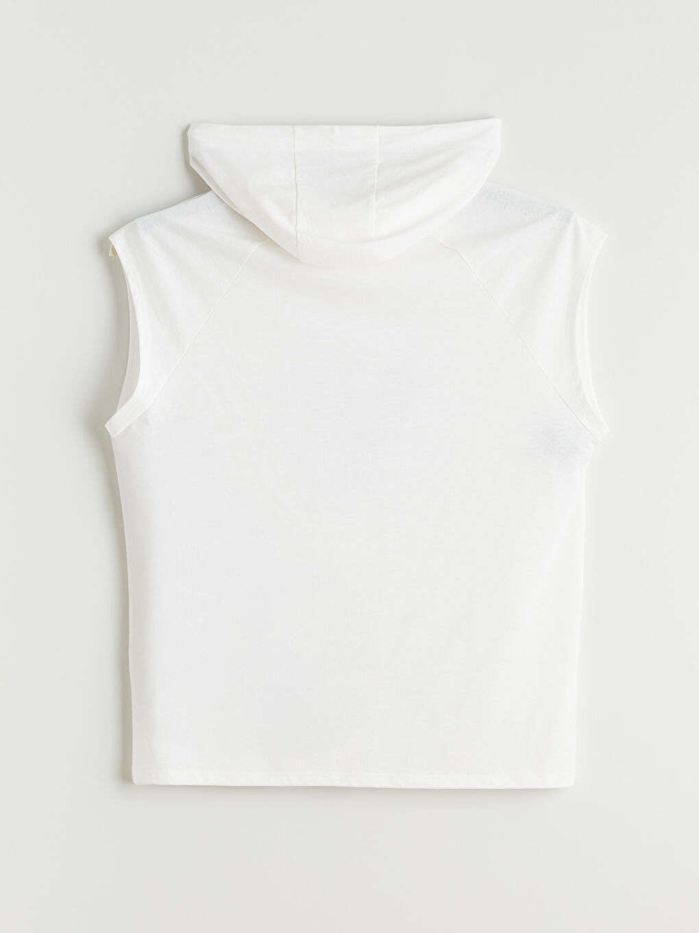 Αμάνικο Εκτυπωμένο Ανδρικό T-Shirt με Κουκούλα-5