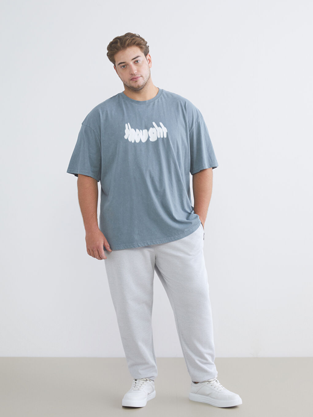 Plus Size Standard Fit Men's Jogger Sweatpants