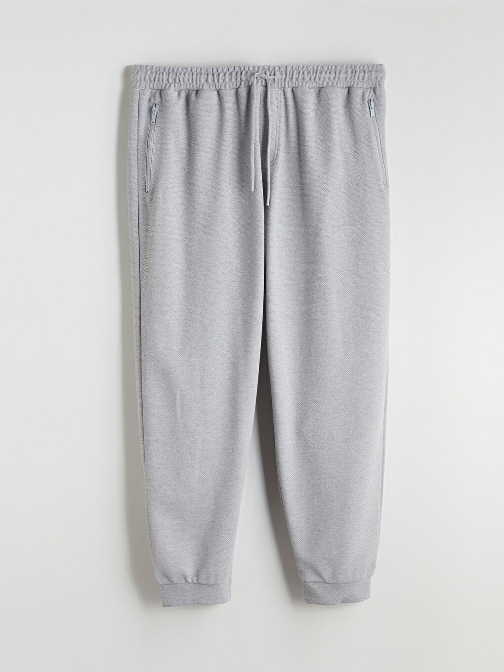 Gri Büyük Beden Standart Kalıp Erkek Jogger Eşofman Altı-4