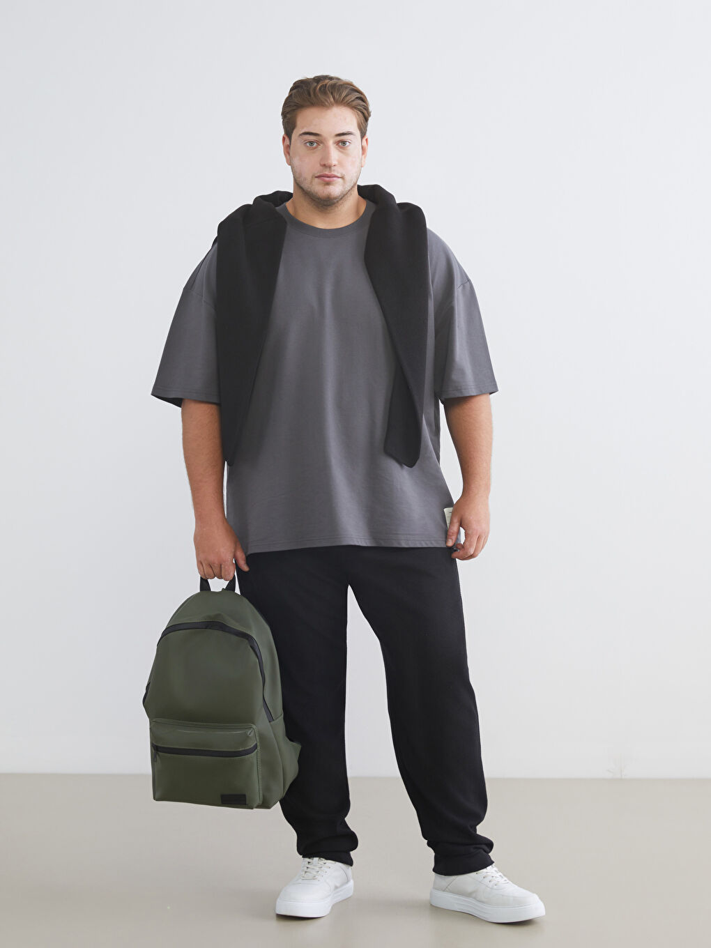 Plus Size Standard Fit Men's Jogger Sweatpants
