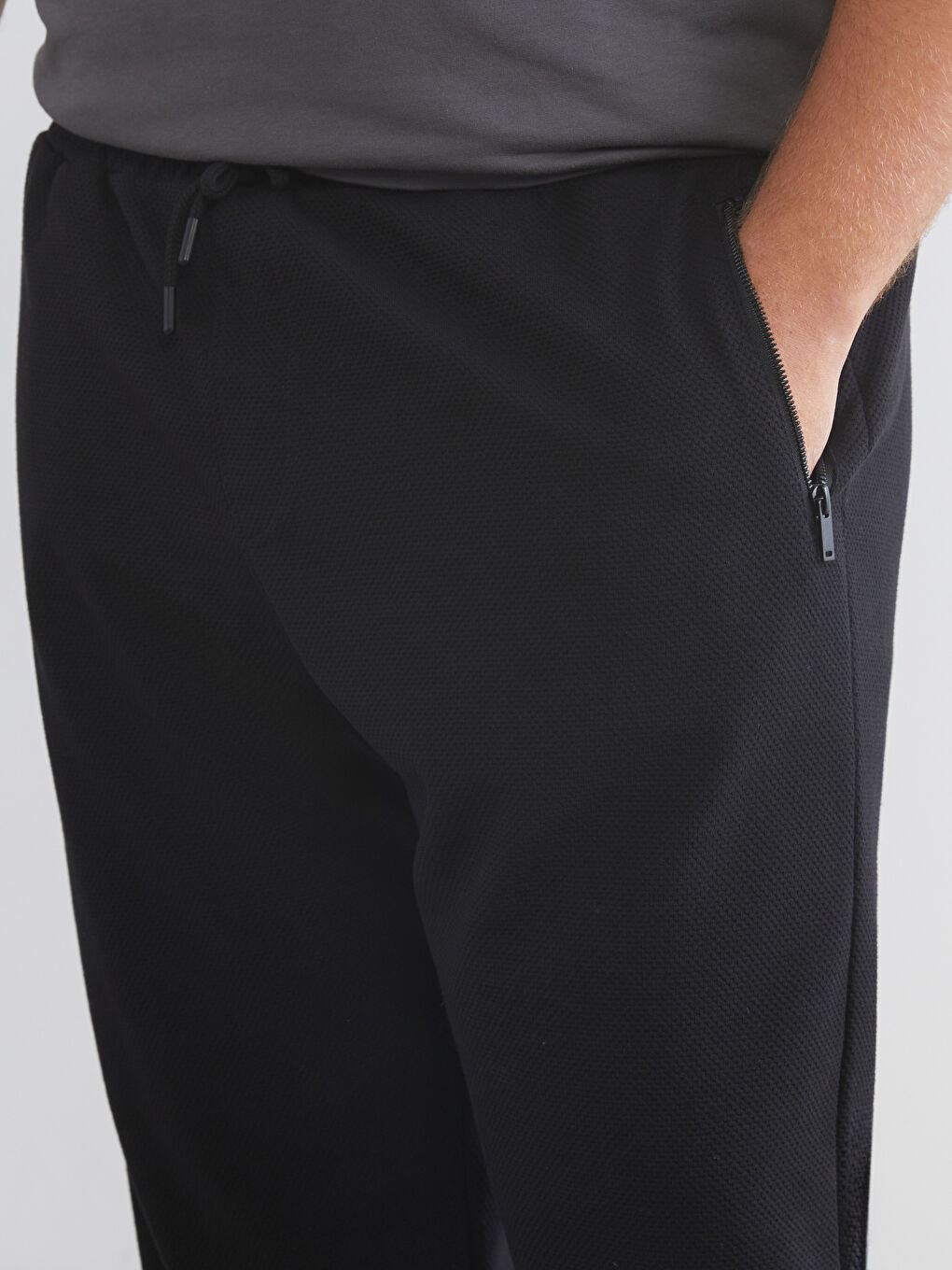 Plus Size Standard Fit Men's Jogger Sweatpants-2