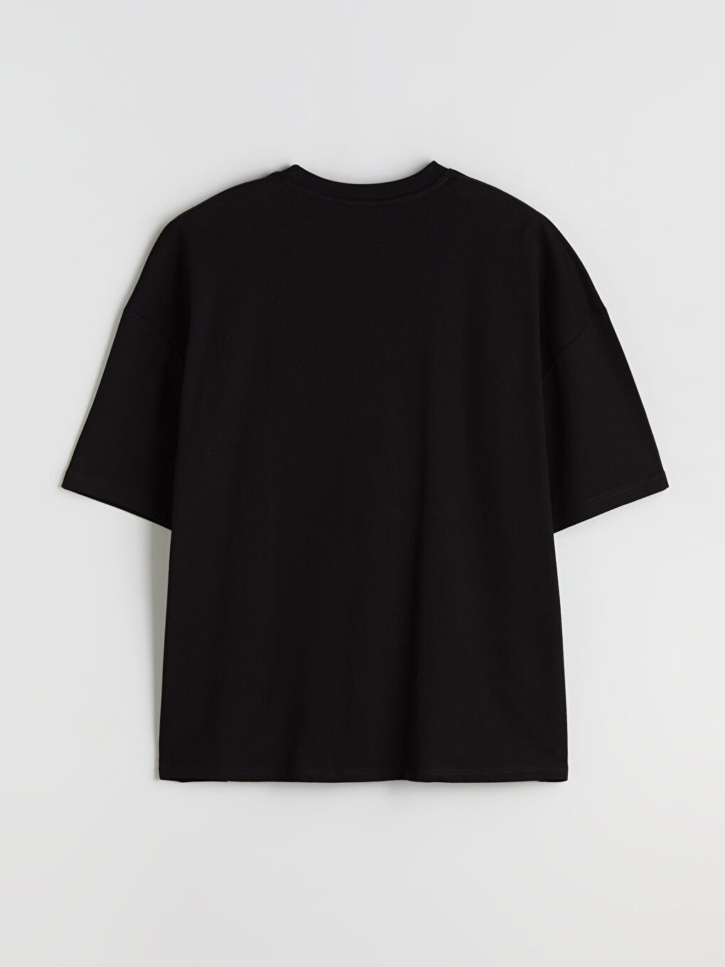 Crew Neck Short Sleeve Men's Sweatshirt-5