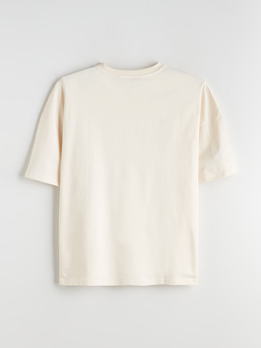 Crew Neck Short Sleeve Men's Sweatshirt-5