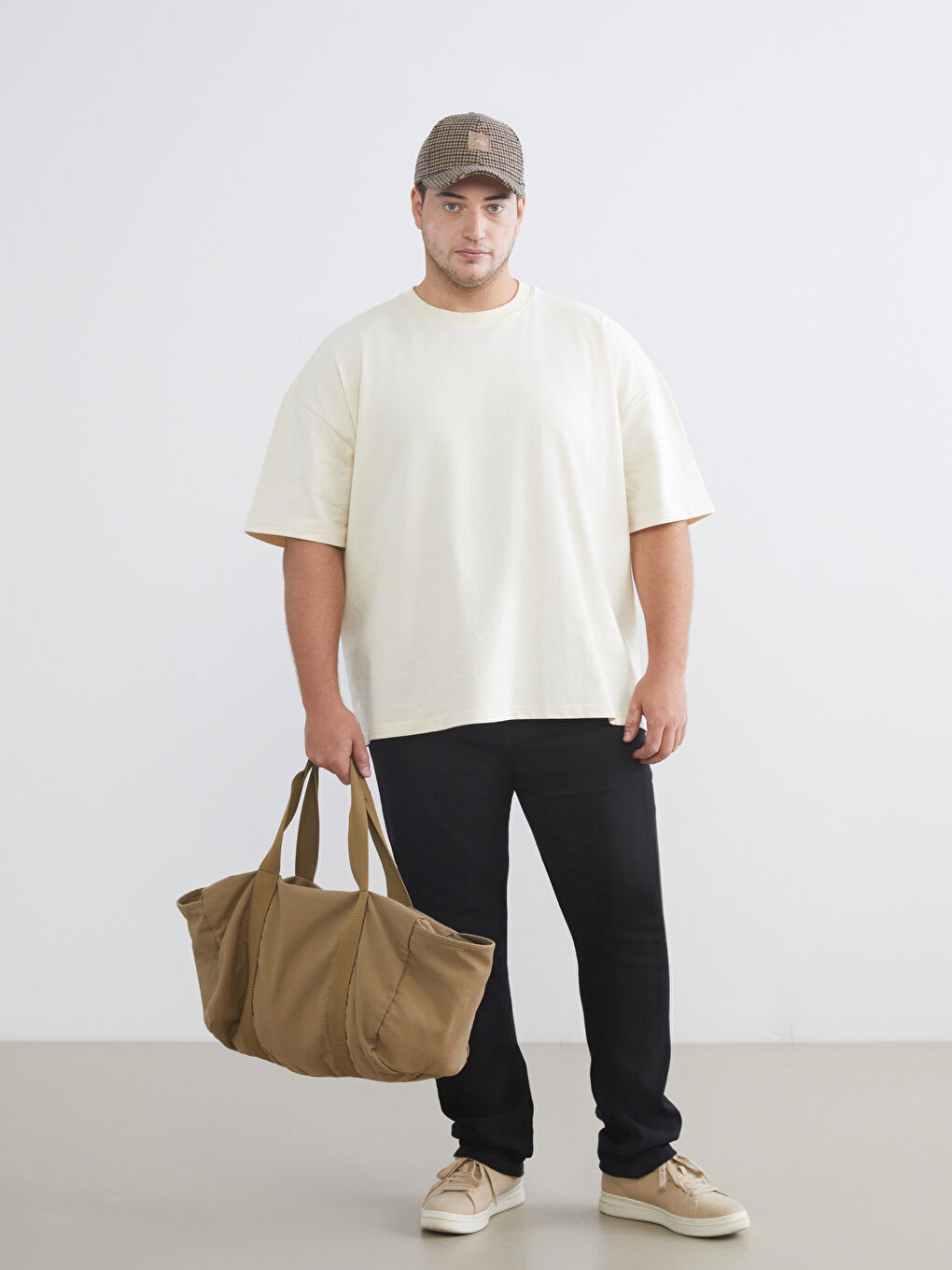 Plus Size Crew Neck Short Sleeve Men’s Sweatshirt-5