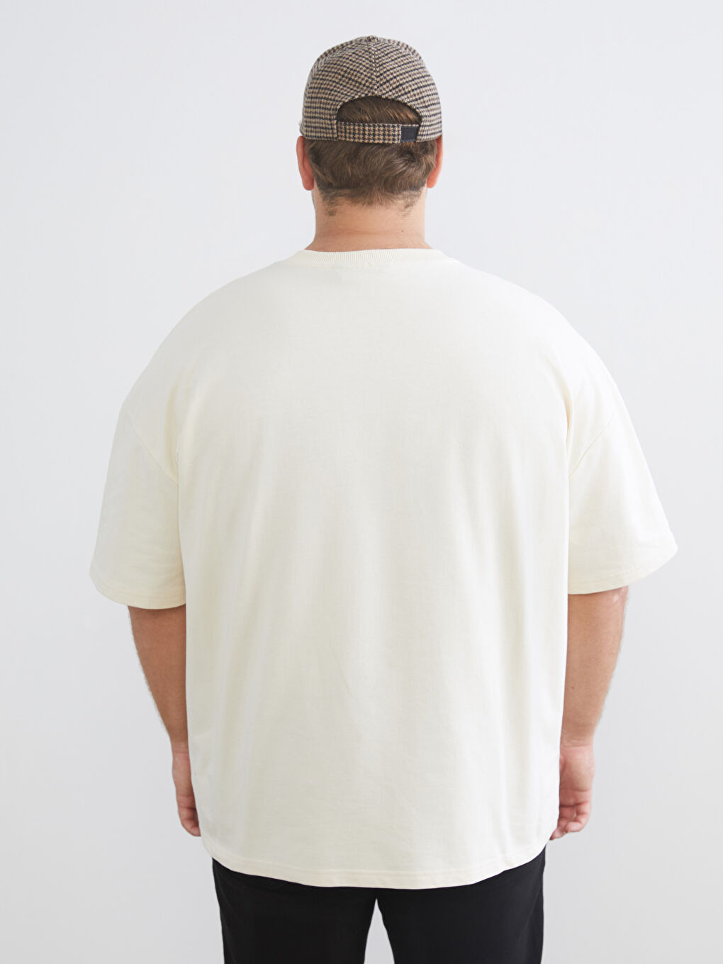 Plus Size Crew Neck Short Sleeve Men’s Sweatshirt-7