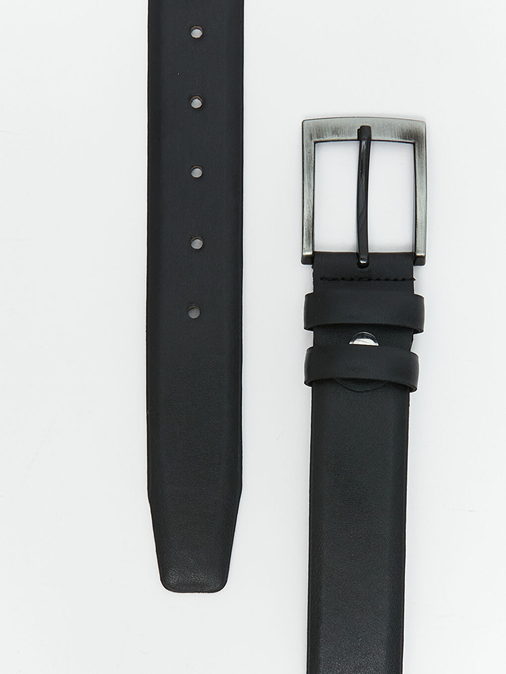 Faux Leather Men's Belt-2