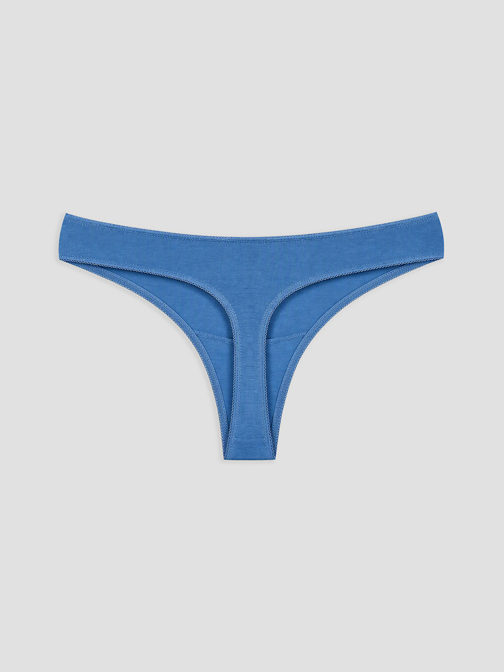 Mavi Düz Tanga Külot-1