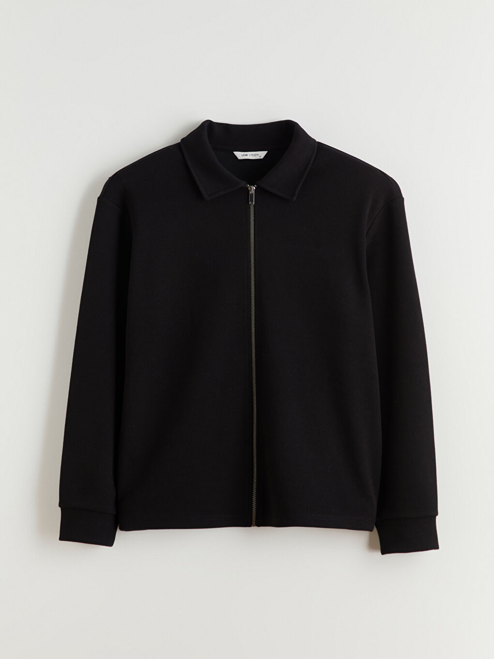 Man BLACK Zip-Up Sweatshirt-5