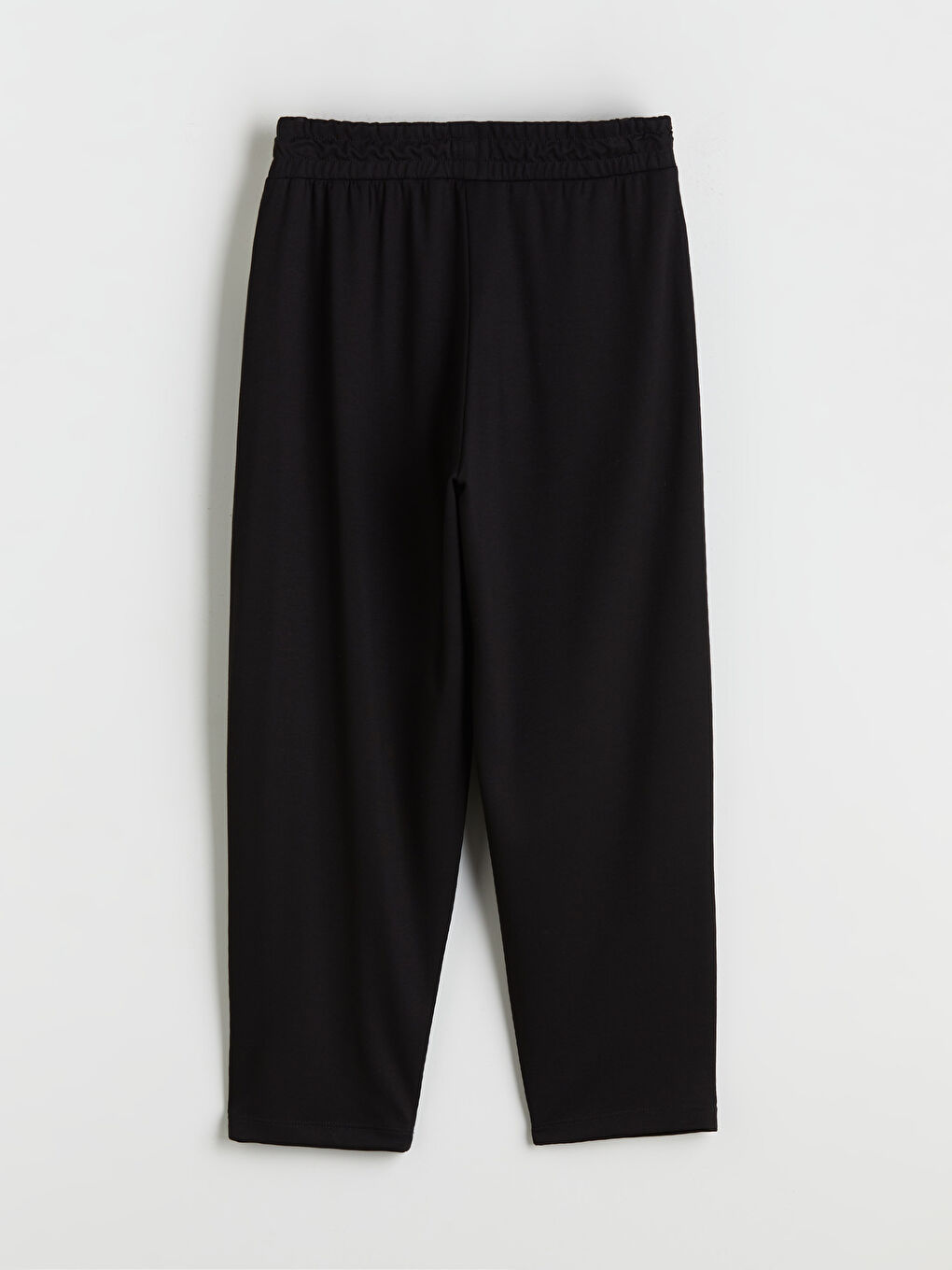 Siyah Beli Lastikli Kadın Eşofman Altı-5