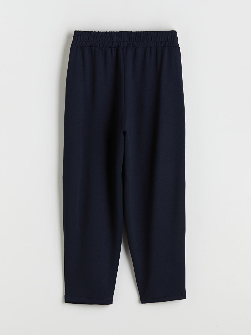 Lacivert Beli Lastikli Kadın Eşofman Altı-5