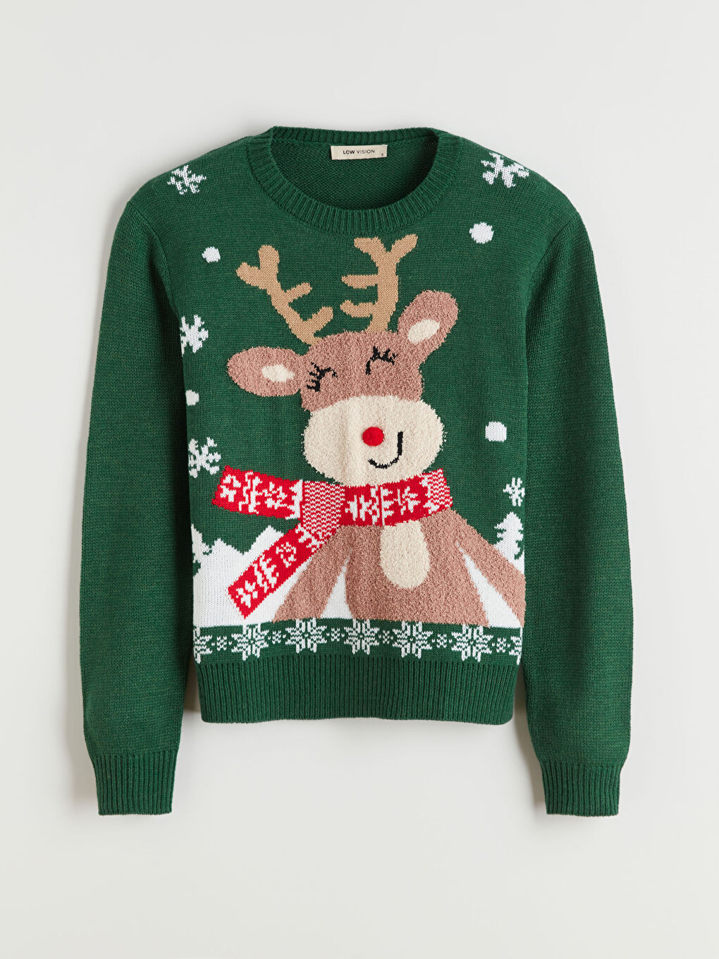 Žena ZELENA Džemper -4