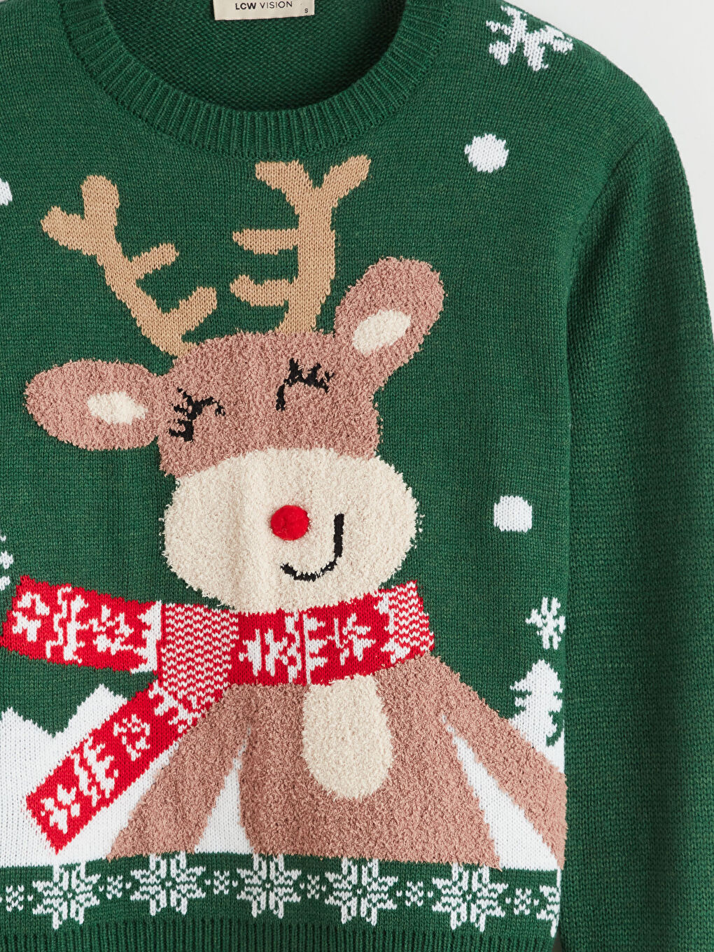 Žena ZELENA Džemper -6