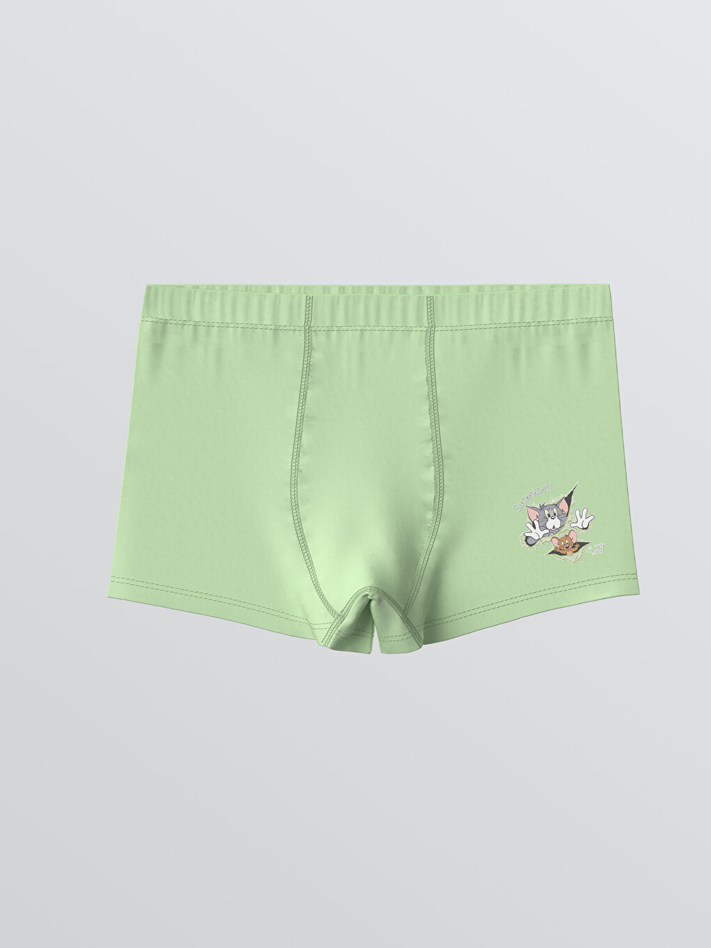 Beyaz Tom & Jerry Lisanslı Erkek Çocuk Boxer 3'lü-3