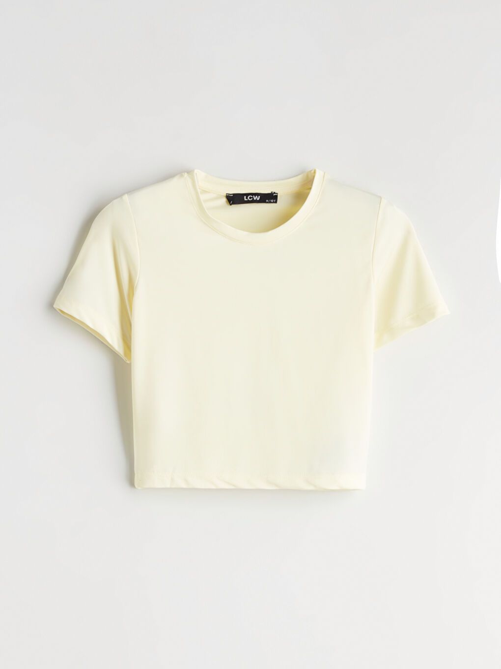 Sarı Bisiklet Yaka Kız Çocuk Tişört ve Etek-1