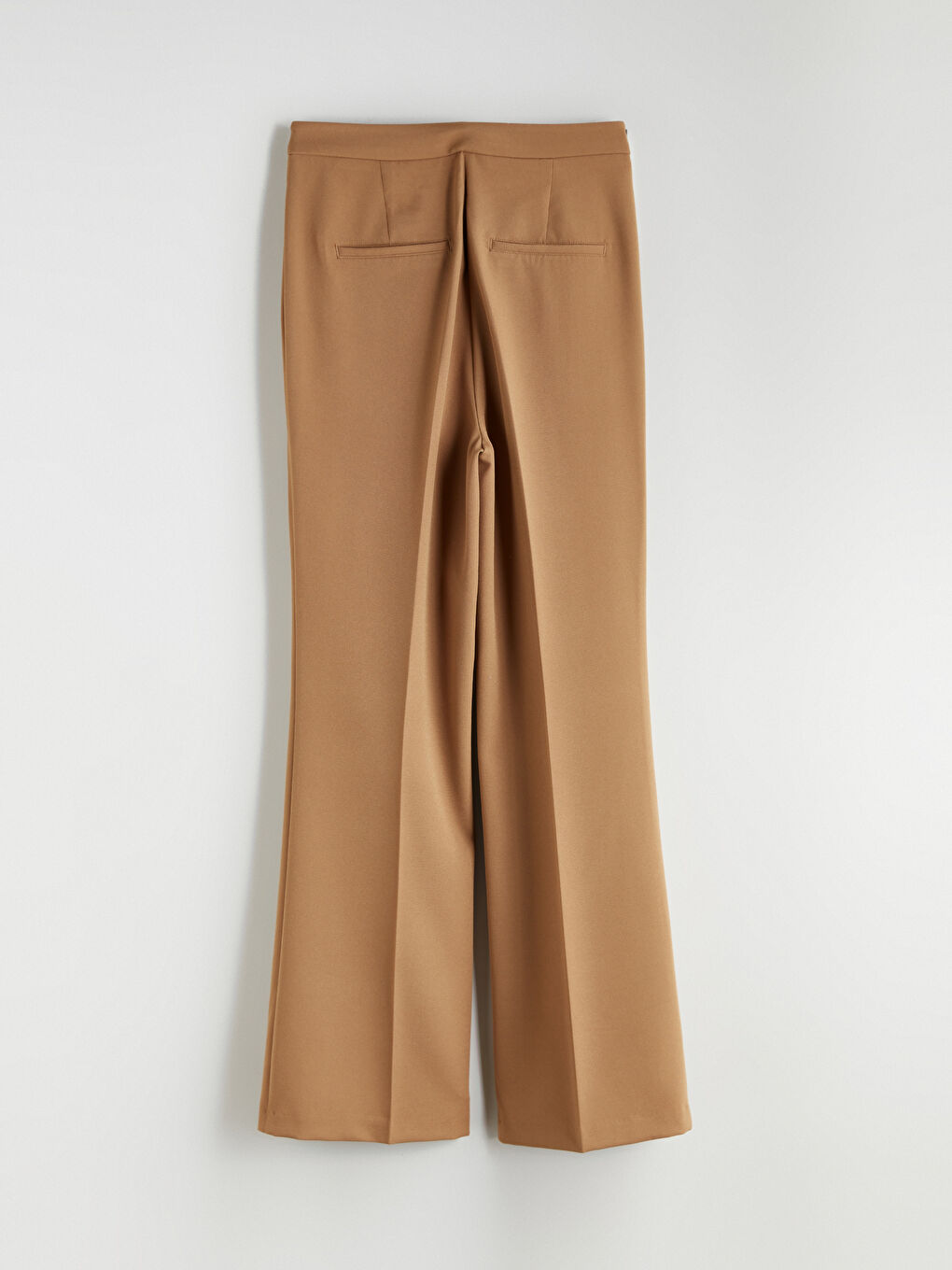Slim Fit Flared Women's Trousers-1