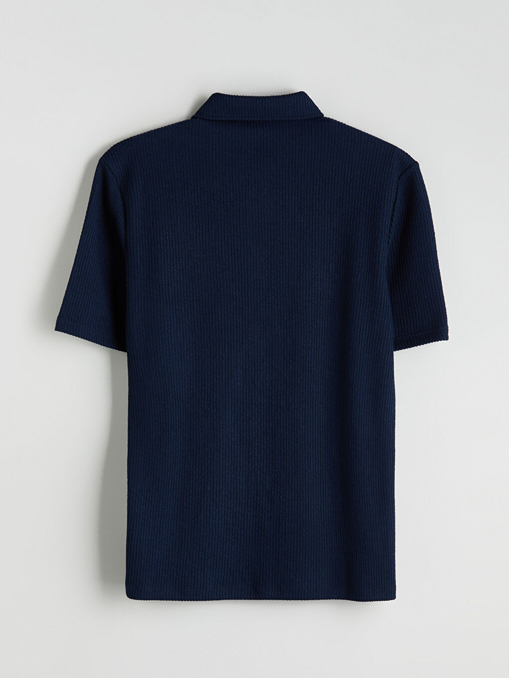 Lacivert Polo Yaka Erkek Tişört-5