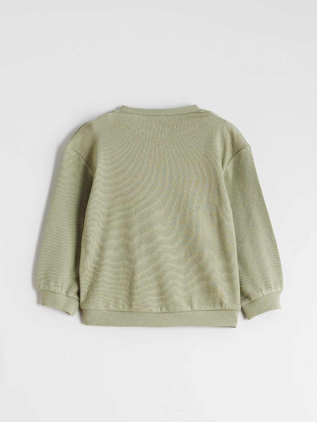 Yeşil Bisiklet Yaka Erkek Bebek Sweatshirt ve Eşofman Altı-3