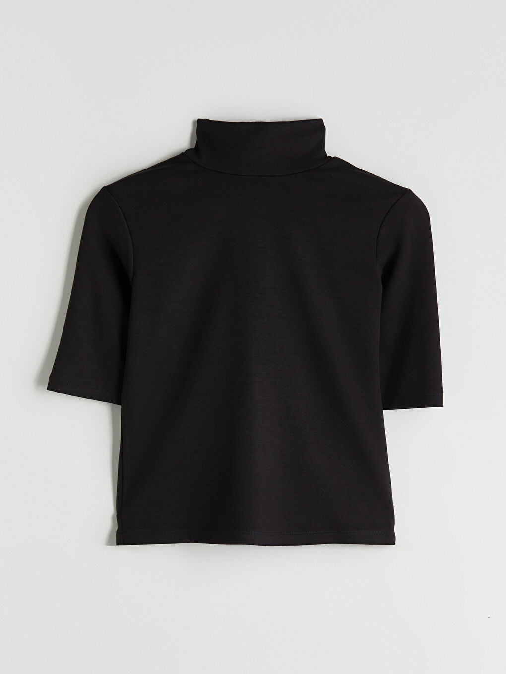 Siyah Dik Yaka Bluz-4