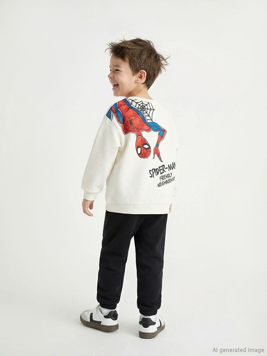 Spider-Man Printed Boys' Tracksuit Set