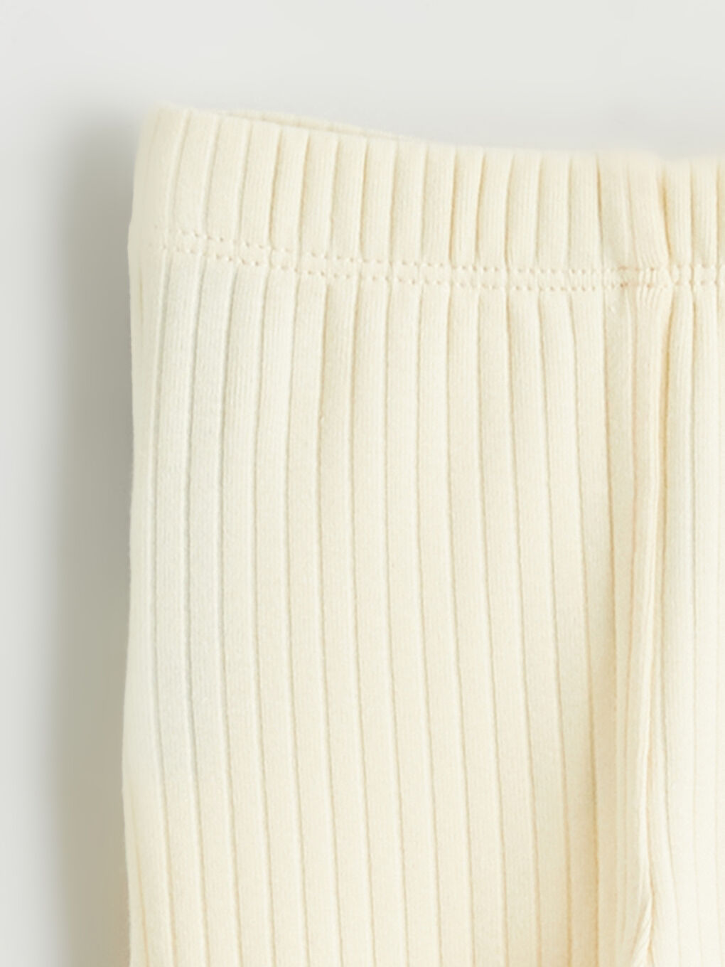 Bej Çiçek Nakışlı Kız Bebek Bluz ve Tayt-5