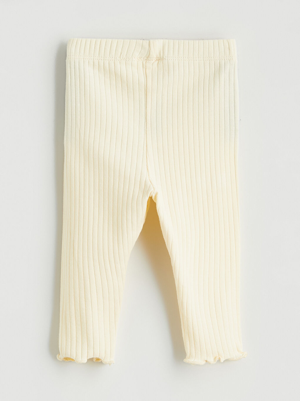 Bej Çiçek Nakışlı Kız Bebek Bluz ve Tayt-6