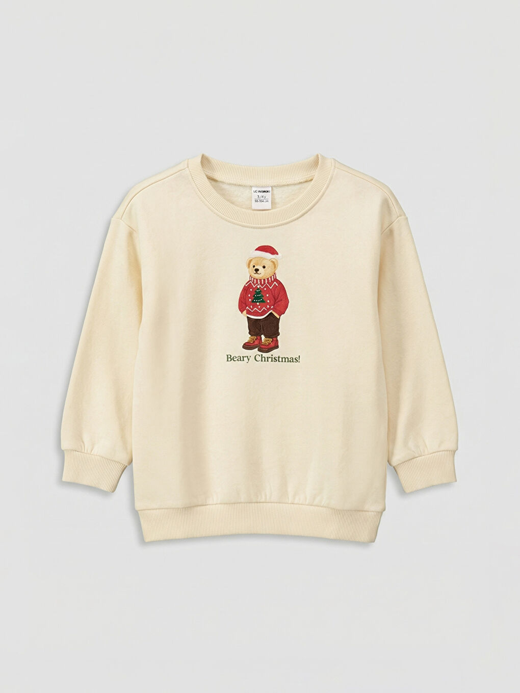 Un strop de sărbătoare pentru micuțul tău: Bluza de Crăciun cu Ursuleț de Pluș.