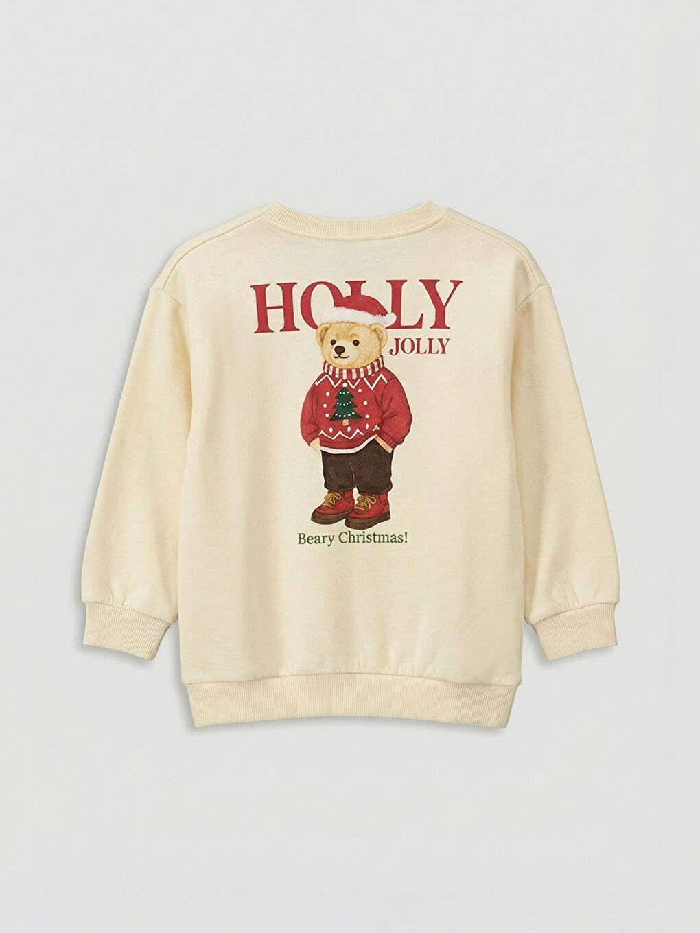 Un strop de sărbătoare pentru micuțul tău: Bluza de Crăciun cu Ursuleț de Pluș.-1