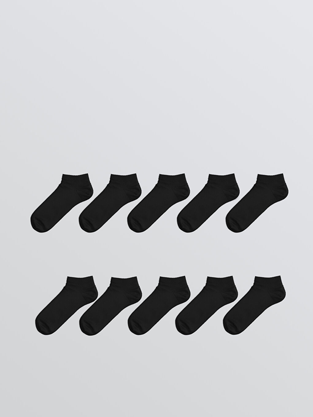 Siyah Erkek Patik Çorap 10'lu