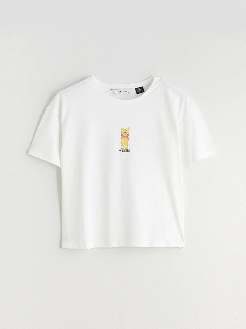 Ekru Winnie the Pooh Baskılı Kadın Pijama Üstü