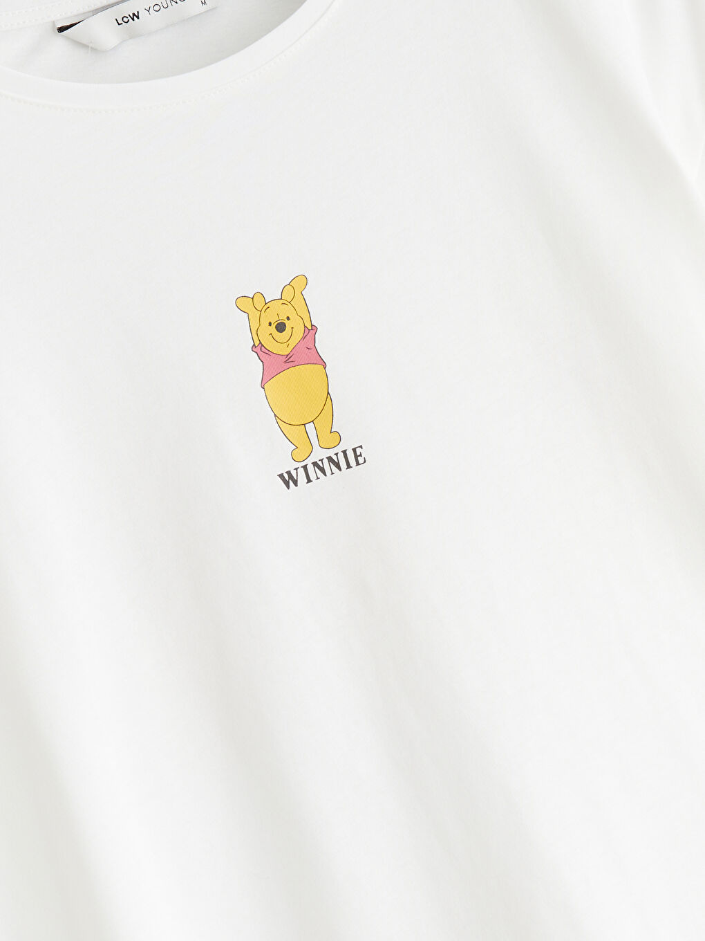 Ekru Winnie the Pooh Baskılı Kadın Pijama Üstü-2