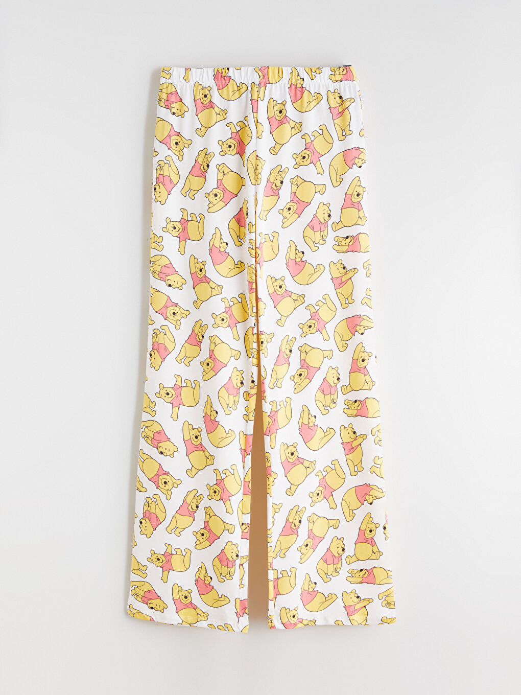 Ekru Winnie the Pooh Desenli Kadın Pijama Alt-4