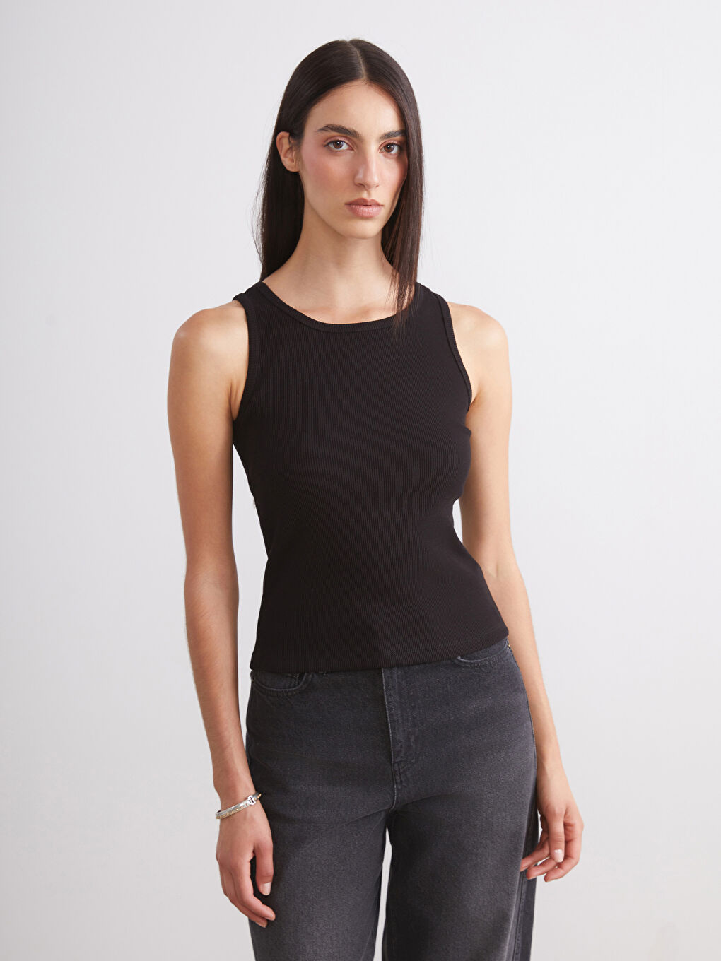 Bordo Bisiklet Yaka Kadın Atlet 2'li-2