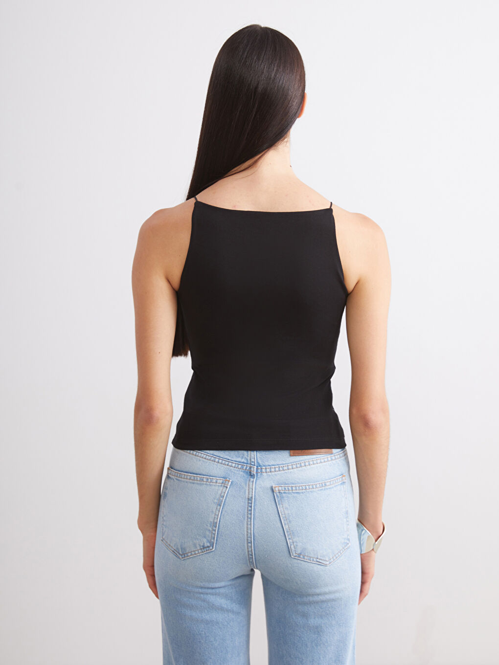 Bordo Halter Yaka Askılı Kadın Atlet 2'li-7