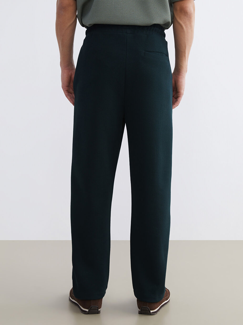 Yeşil Standart Kalıp Erkek Eşofman Altı-3