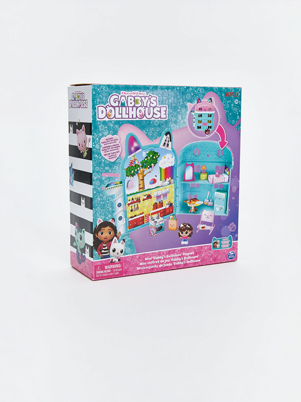 Gabbys Doll House Baskılı Oyuncak Ev Seti