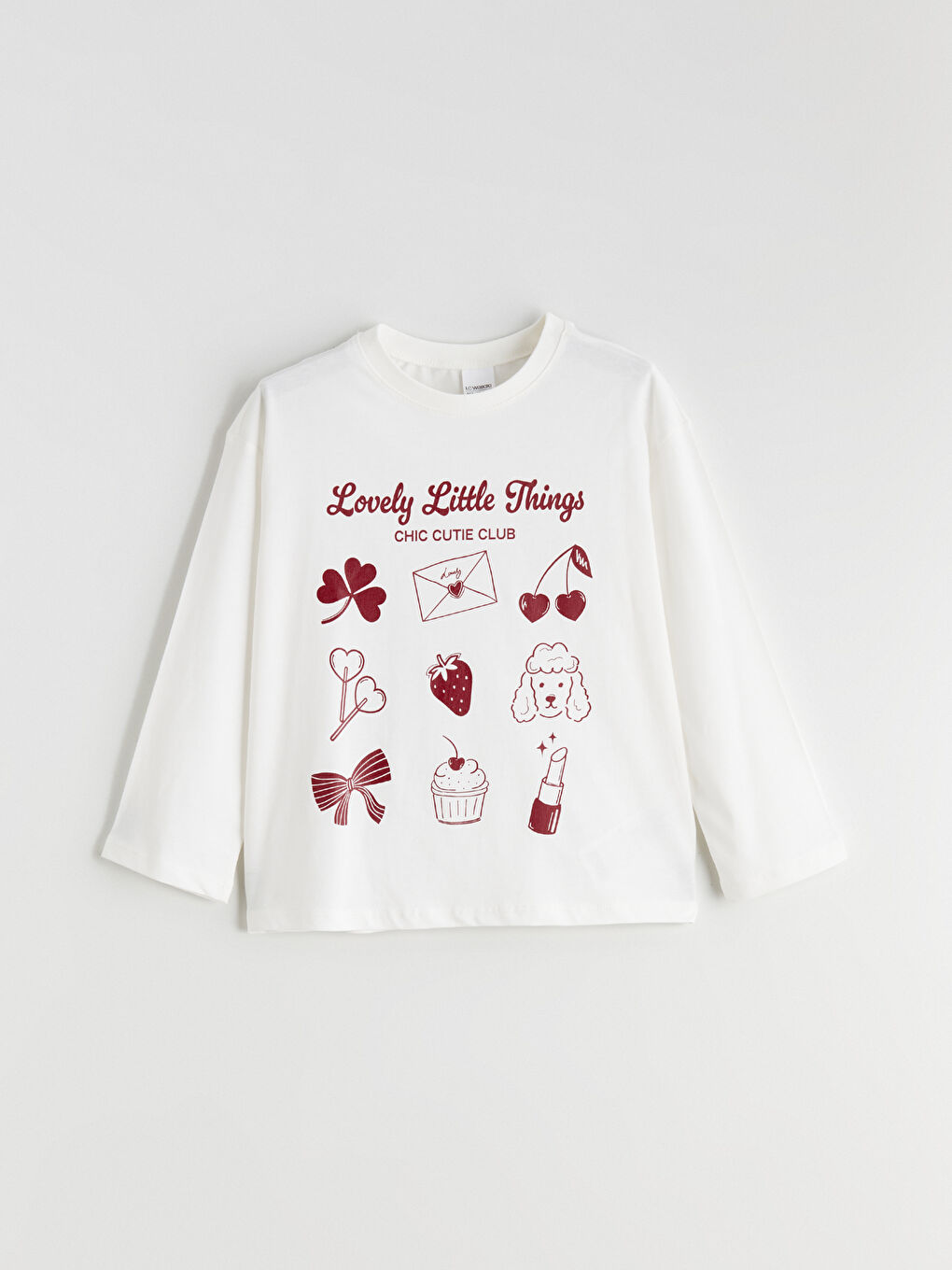 Crew Neck Girls' Pyjama Set-1
