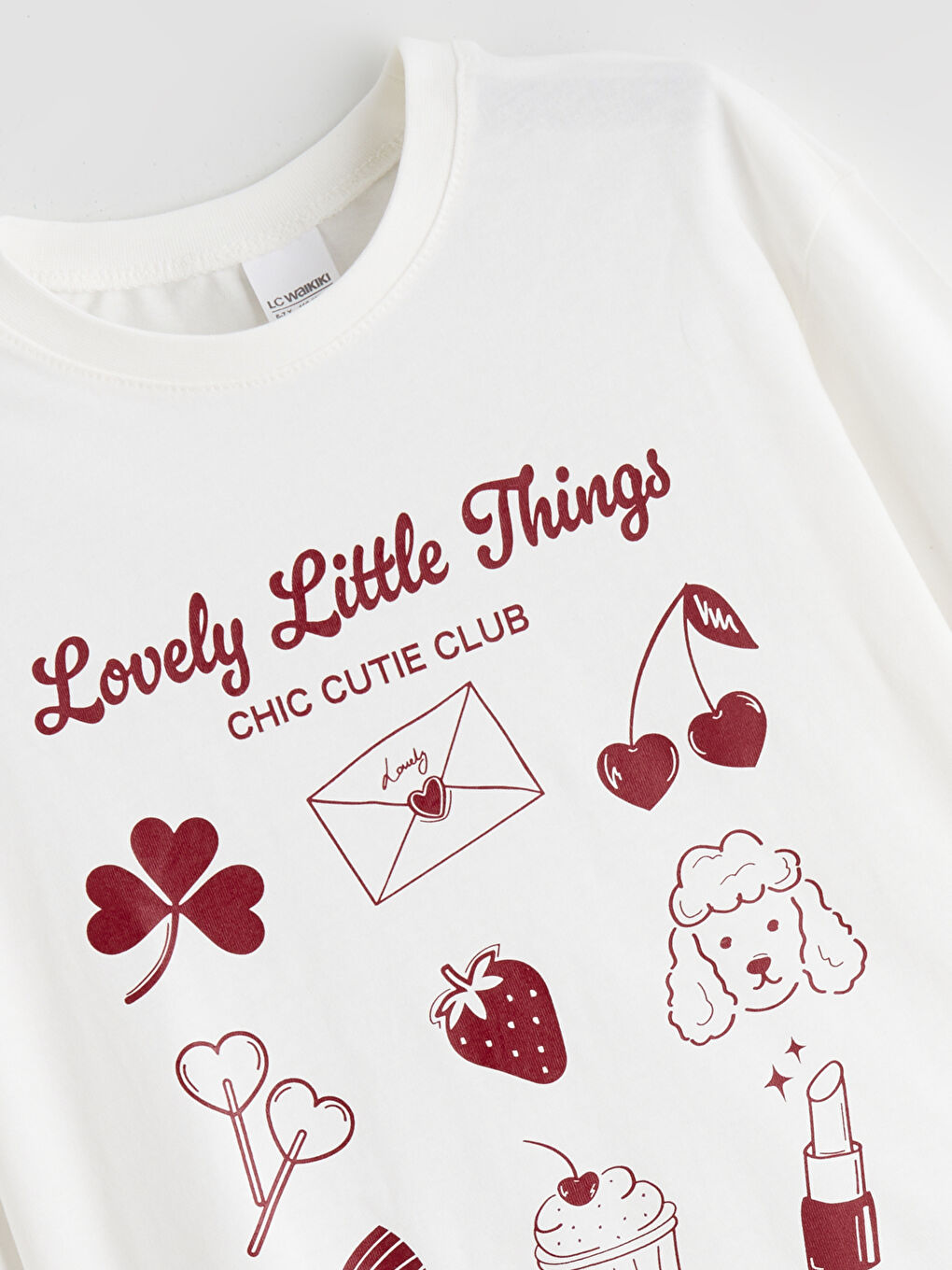 Crew Neck Girls' Pyjama Set-2